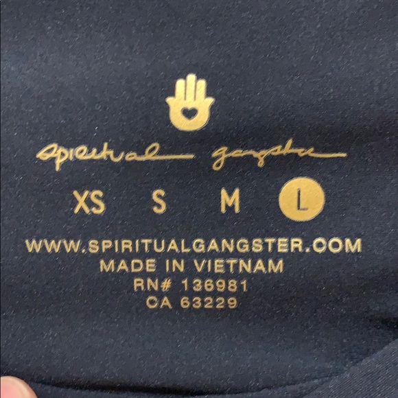 Spiritual Gangster Rainbow stripe perfect leggings - Picture 4 of 7